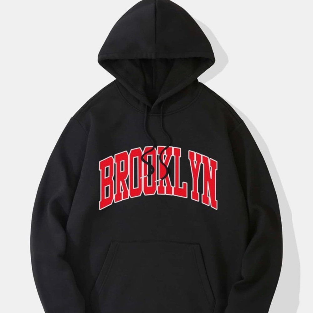 Brooklyn NY Black Hoodie